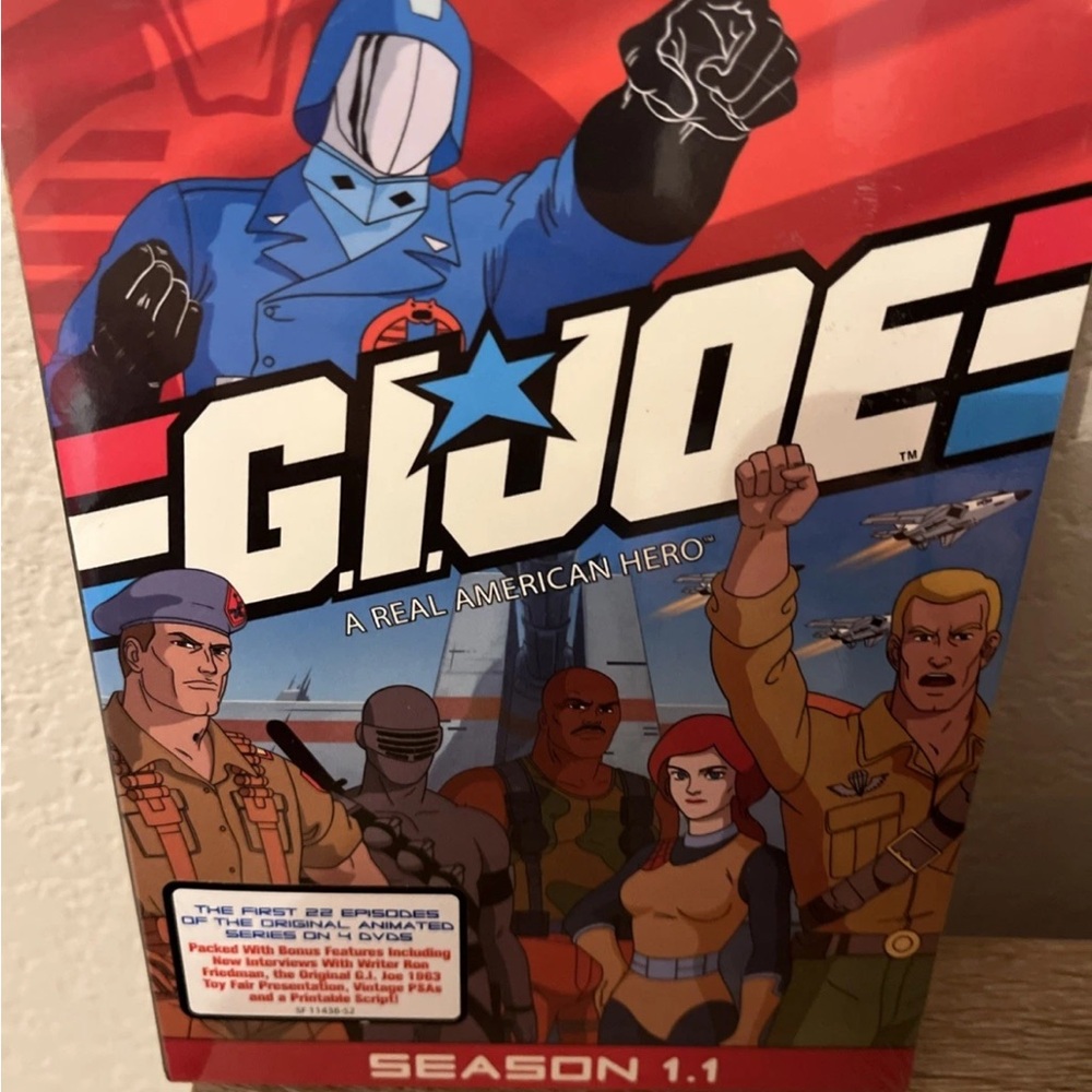 G.I. Joe, A Real American Hero, Season 1.1 (4 DVDs) MINT, SEALED